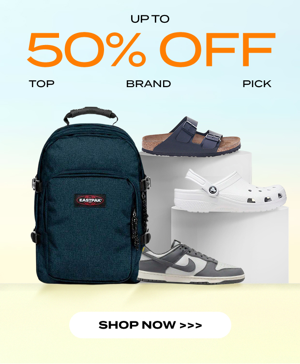 Up to 50% Off:  Top Brand Pick