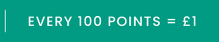 Every 100 points = £1