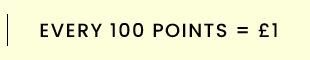 Every 100 points = £1