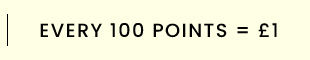 Every 100 points = £1