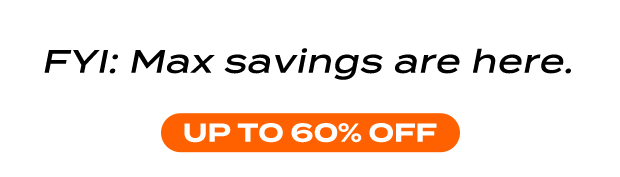 UP TO 60% OFF