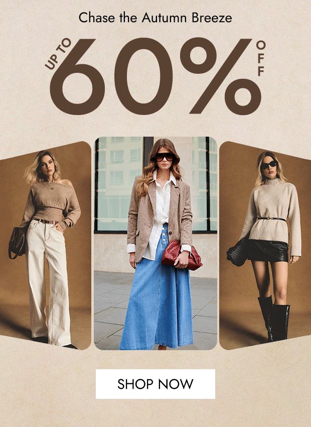 UP TO 60% OFF