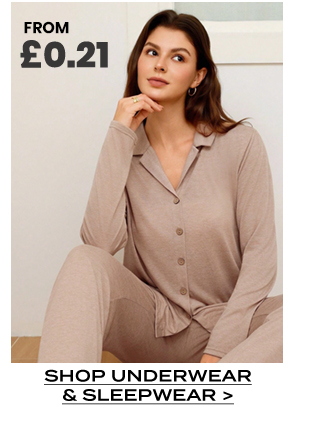 SHOP UNDERWEAR & SLEEPWEAR
