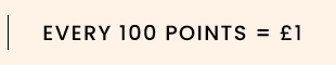 Every 100 points = £1