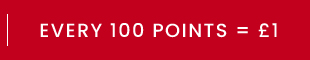 Every 100 points = £1
