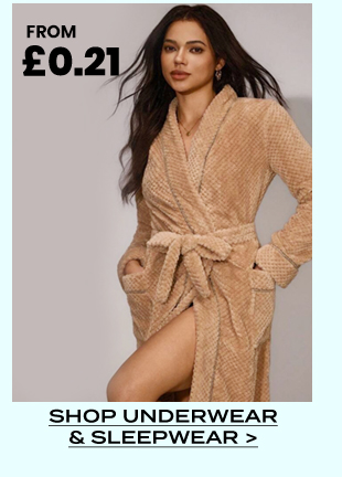SHOP UNDERWEAR & SLEEPWEAR