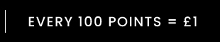 Every 100 points = £1
