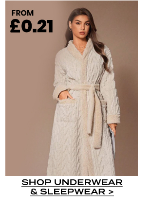 SHOP UNDERWEAR & SLEEPWEAR
