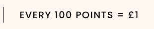 Every 100 points = £1