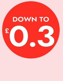 DOWN TO £0.3