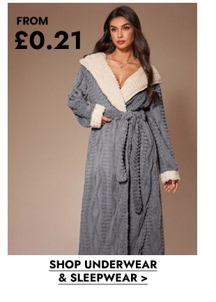SHOP UNDERWEAR & SLEEPWEAR