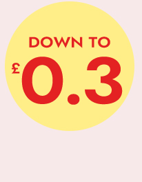 DOWN TO £0.3