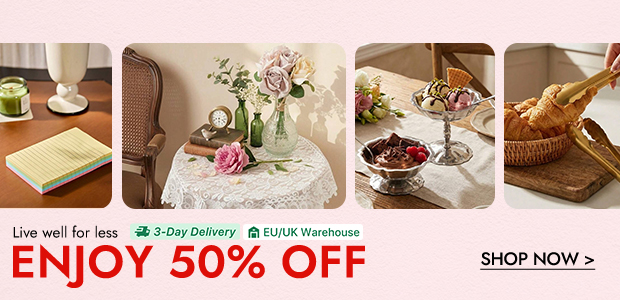 ENJOY 50% OFF
