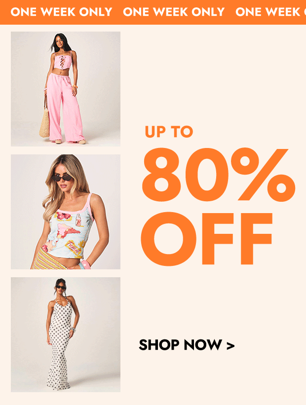 UP TO 80% OFF
