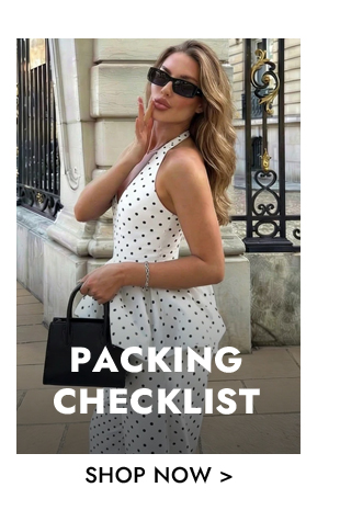 Packing Checklist