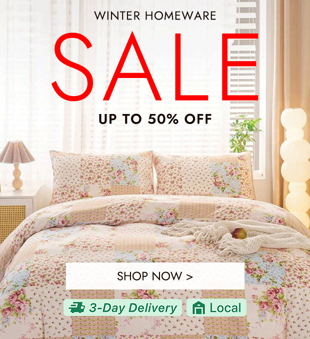 Winter homeware sale