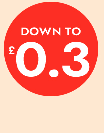 DOWN TO £0.3