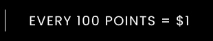 Every 100 points = £1