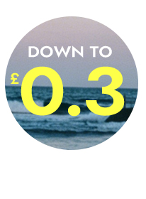 DOWN TO £0.3