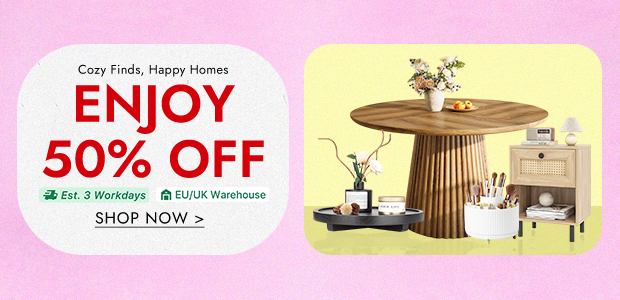 ENJOY 50% OFF