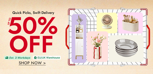 UP TO 50% OFF