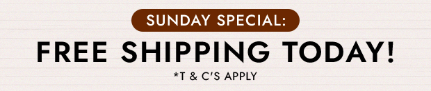 Free Shipping Today!