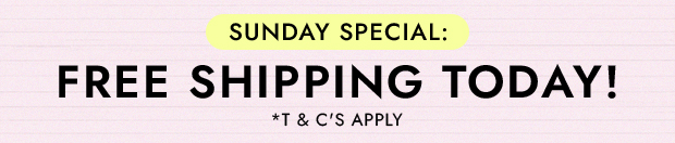 Free Shipping Today!