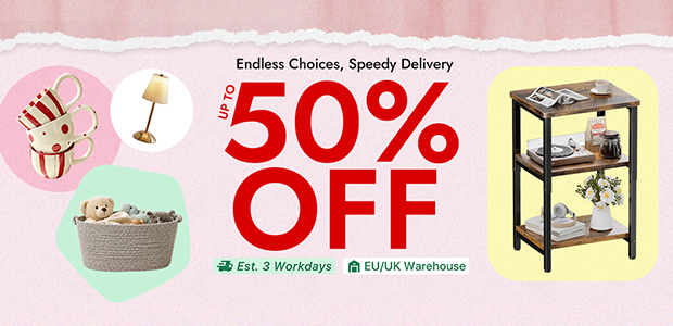 UP TO 50% OFF