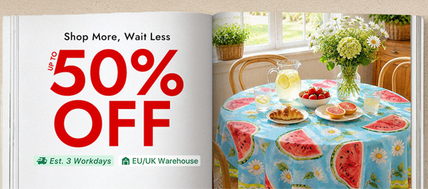 UP TO 50% OFF