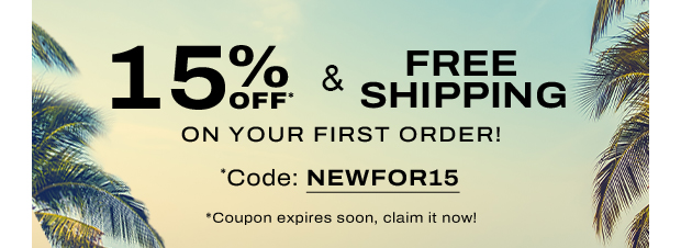 EXTRA 15% OFF