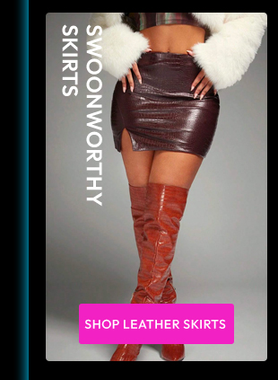 SHOP LEATHER SKIRTS