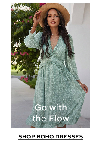  SHOP BOHO DRESSES 
