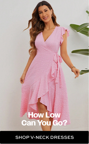 SHOP V-NECK DRESSES