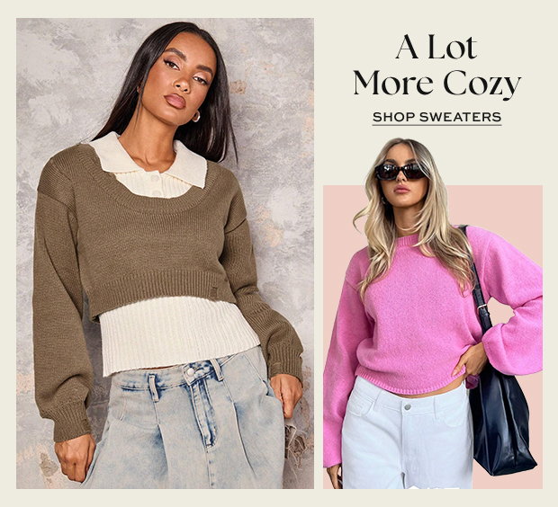 SHOP SWEATERS