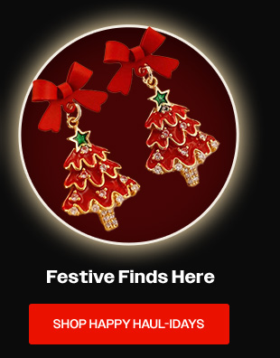 SHOP HAPPY HAUL-IDAYS
