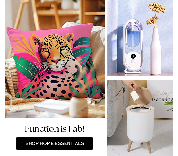 SHOP HOME ESSENTIALS