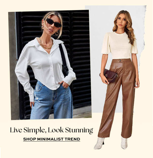 SHOP MINIMALIST TREND