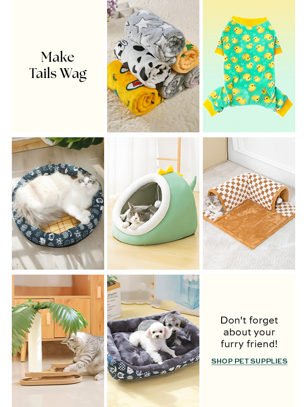 SHOP PET SUPPLIES