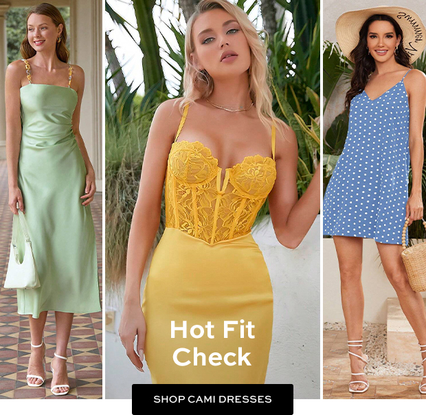SHOP CAMI DRESSES