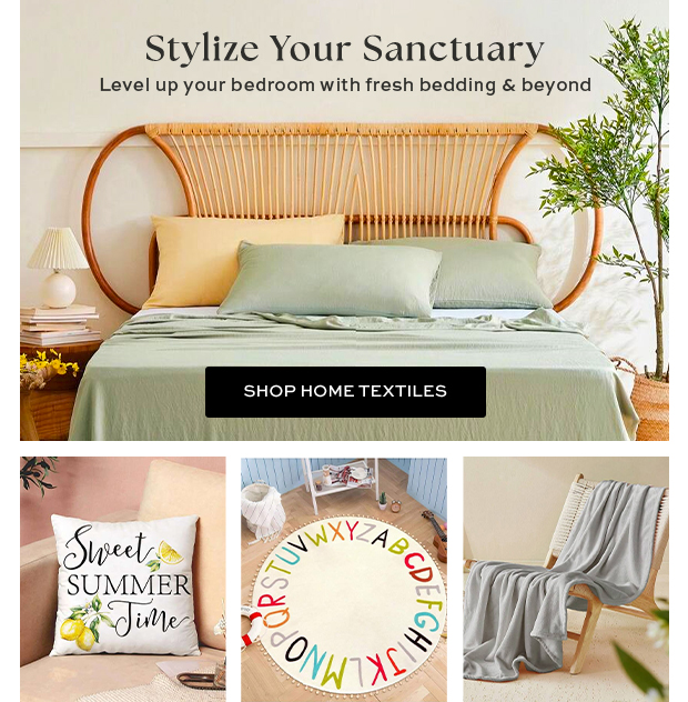 SHOP HOME TEXTILES