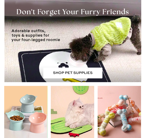 SHOP PET SUPPLIES