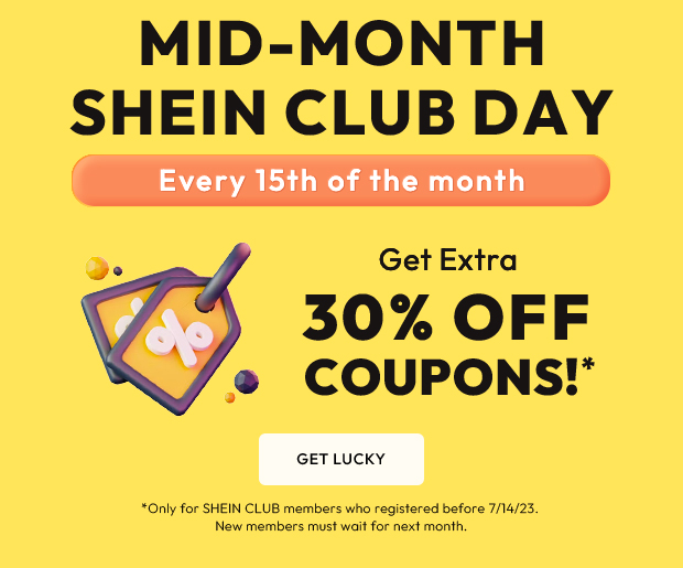LUCKY DAY  SHEIN CLUB Exclusive!!! - SHEIN