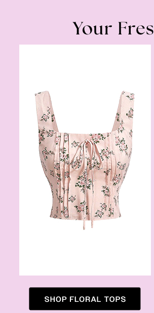 SHOP FLORAL TOPS