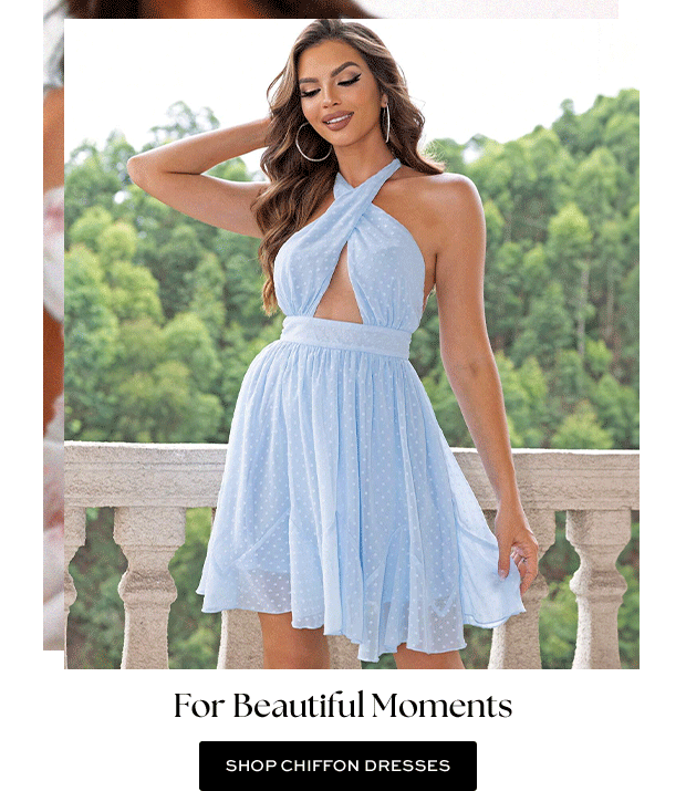 SHOP CHIFFON DRESSES