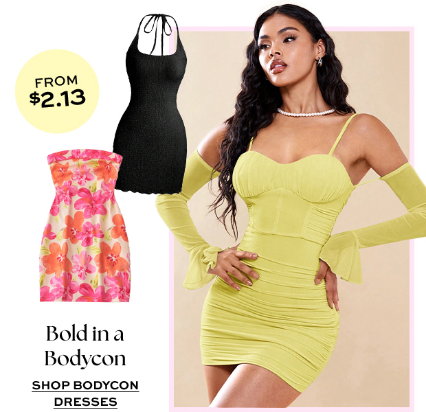 SHOP BODYCON DRESSES