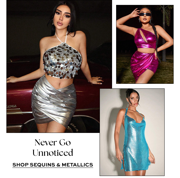 SHOP SEQUINS & METALLICS