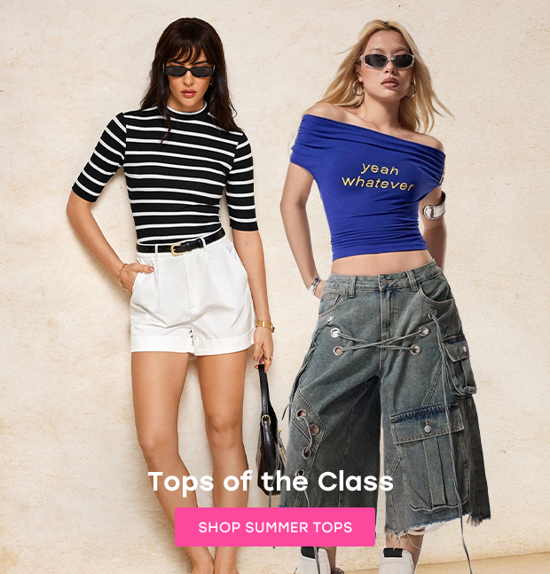 SHOP SUMMER TOPS