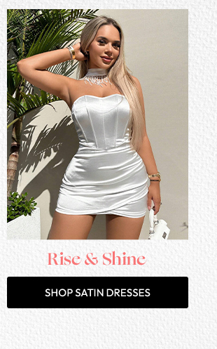 SHOP SATIN DRESSES