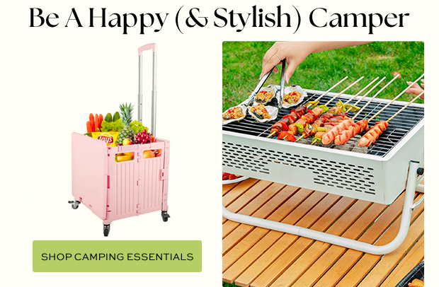 SHOP CAMPING ESSENTIALS