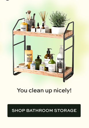 STORAGE FOR BATHROOM